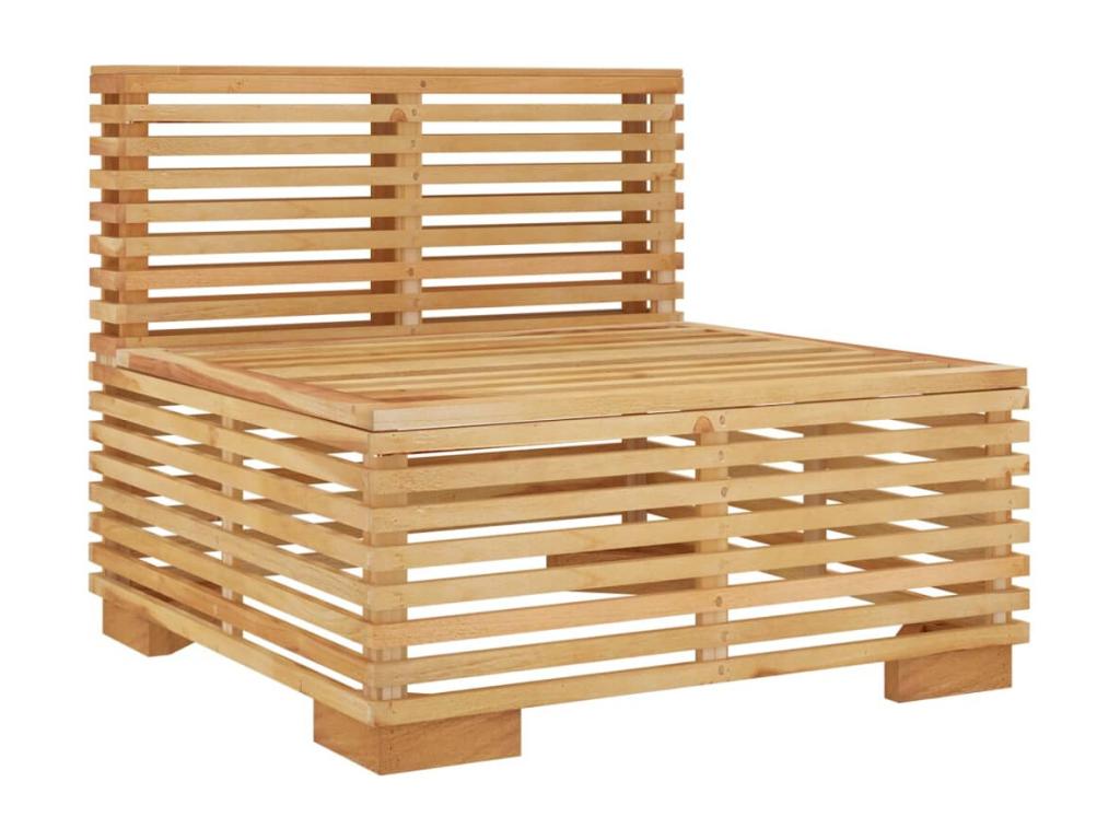 Sofa with Cushions Wood - Gray/Dark Gray