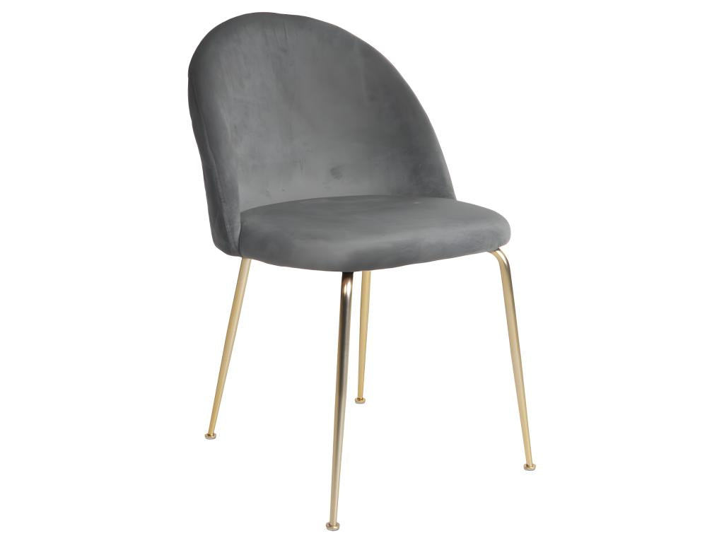 Chair Velvet - Gray