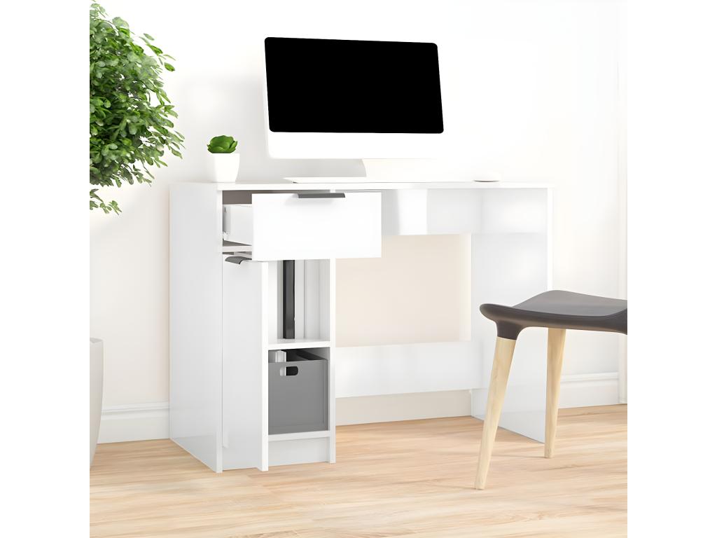Desk Engineered Wood - White