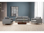 Sofa Velvet - Gray/Light Gray