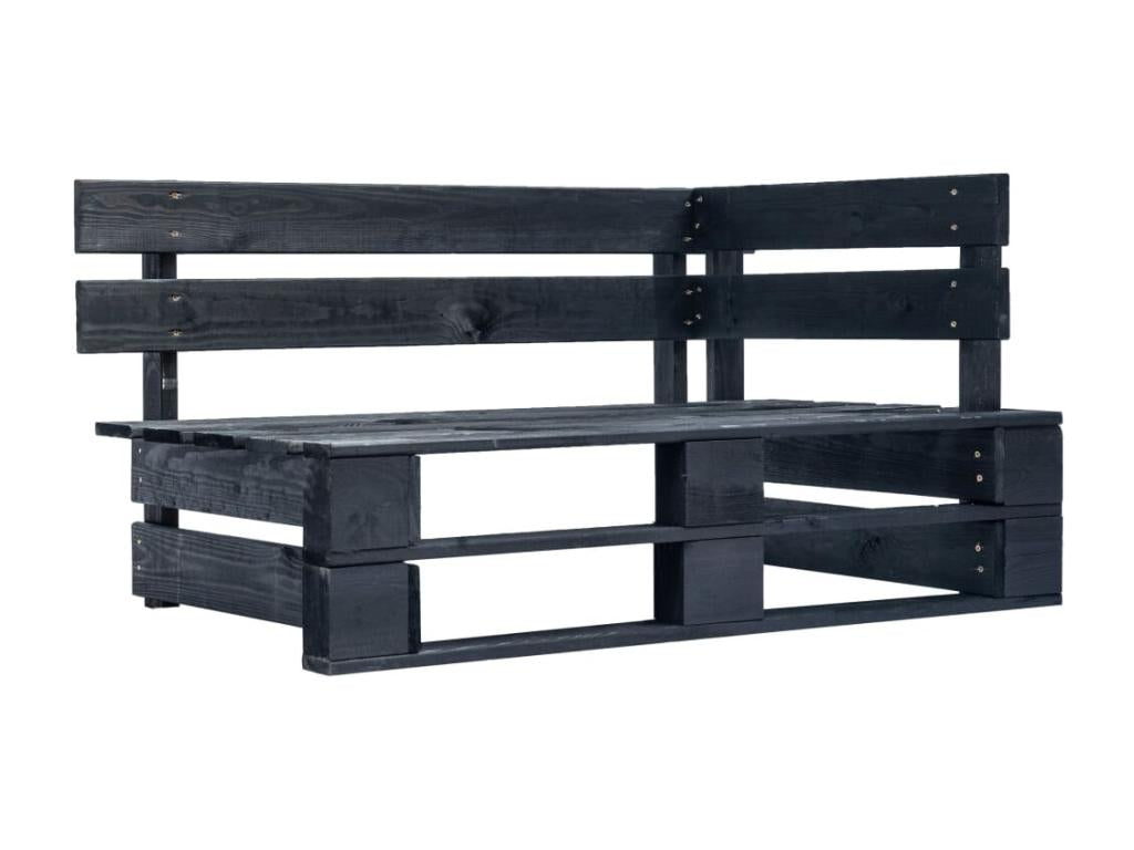 Sofa with Cushions - Black