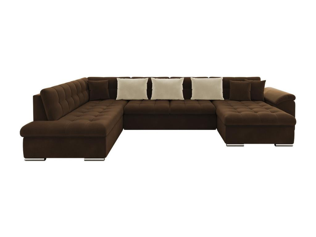 Sofa - Brown, 348 x 205 x 76 cm