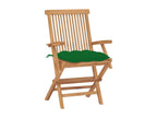 Chair with Cushions Wood - Green