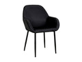 Armchair Velvet - Black