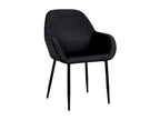 Armchair Velvet - Black