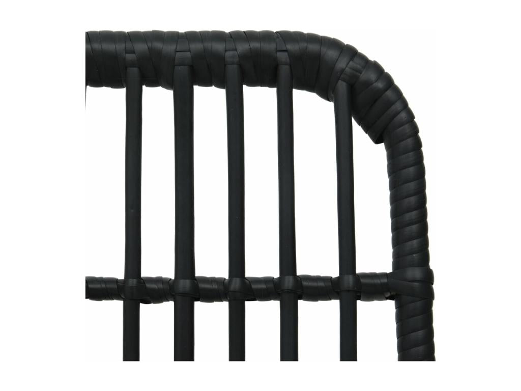 Chair Wicker - Black