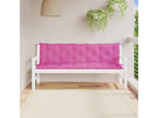 Bench with Cushions Fabric - Pink