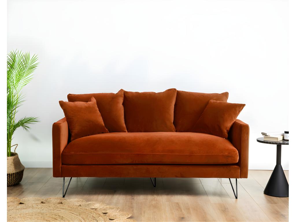 Sofa Velvet - Orange