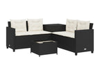 Sofa with Cushions - Black, t68314