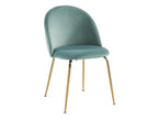 Chair Stainless Steel - Gold/Green