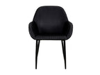 Armchair Velvet - Black