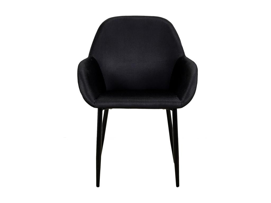 Armchair Velvet - Black