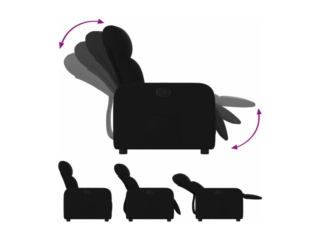 Armchair Fabric - Black