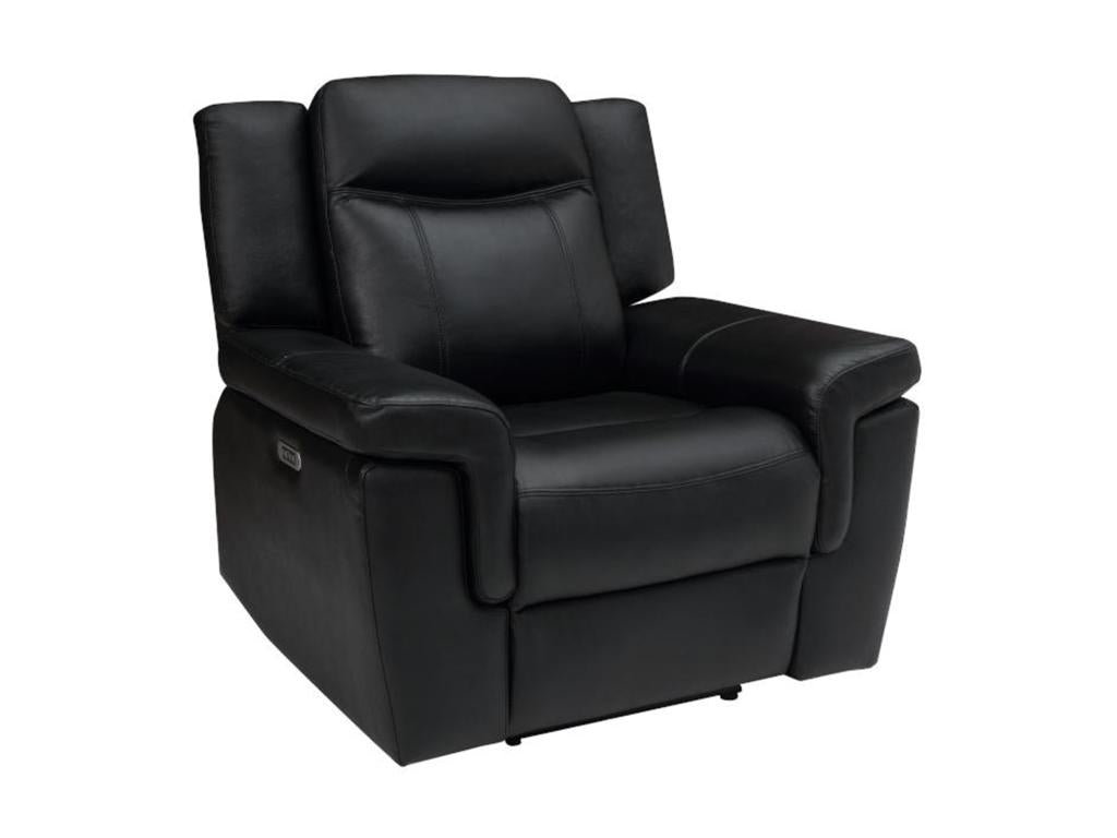 Armchair Leather - Black