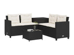 Sofa with Cushions - Black, t68314