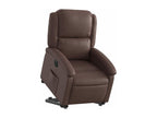 Armchair Faux Leather - Brown, Faux Leather