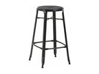 Stool - Black, Metal