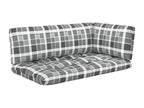 Sofa with Cushions - Black
