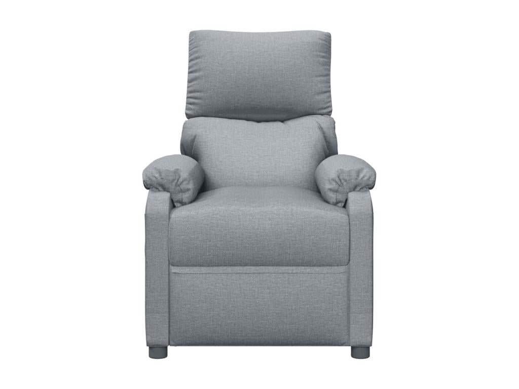 Armchair Fabric - Gray/Light Gray