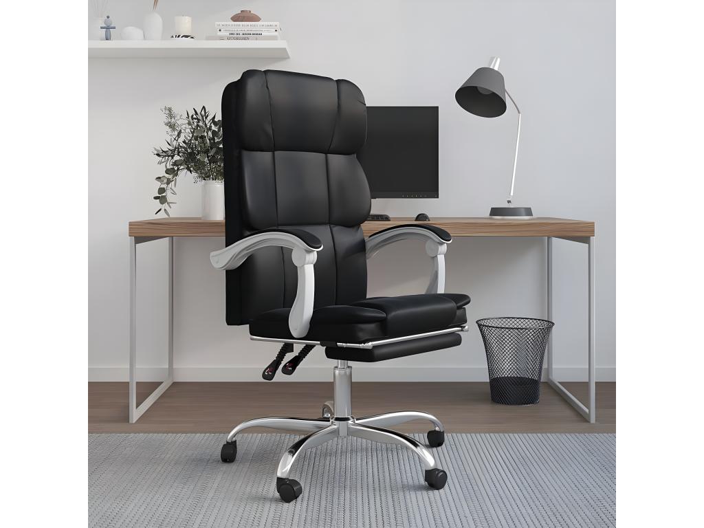 Desk Faux Leather - Black