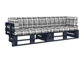 Sofa with Cushions - Black