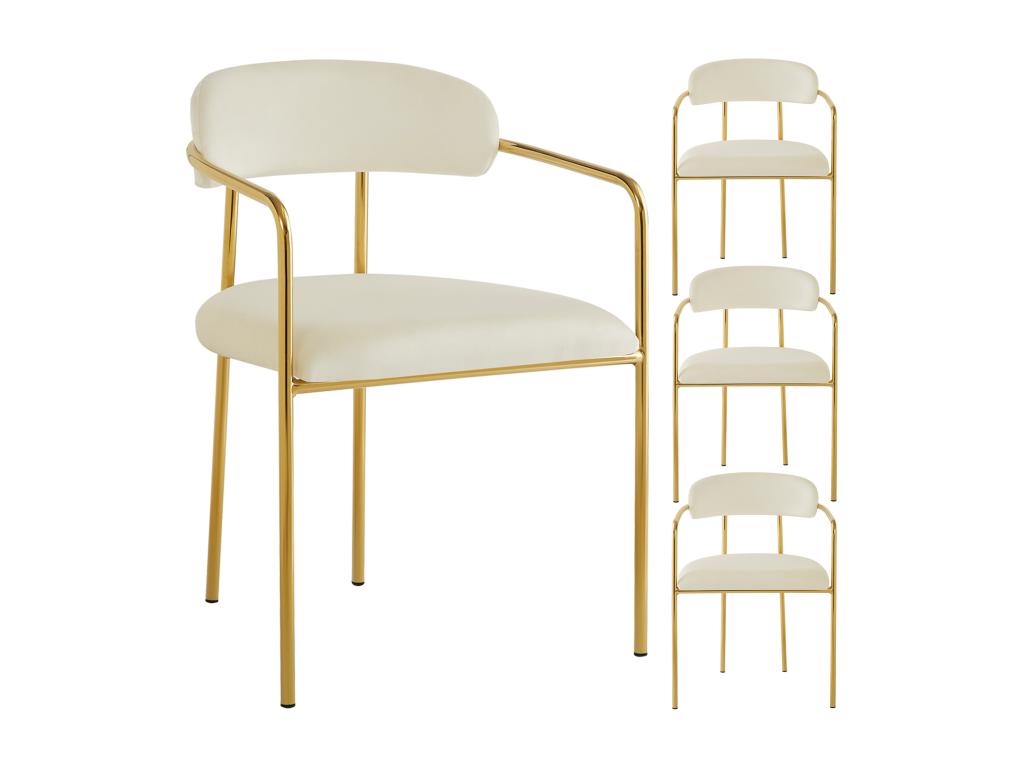 Chair Velvet - Beige