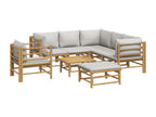 Outdoor Patio Set - Brown