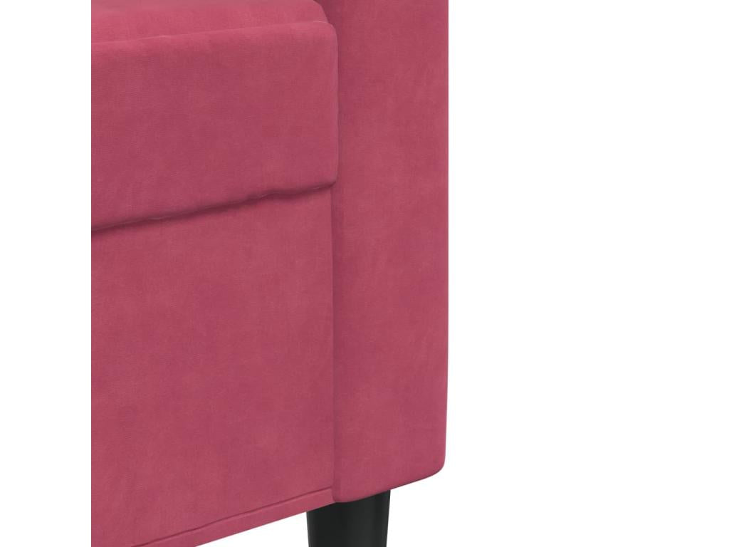 Sofa Velvet - Red