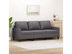 Sofa Faux Leather - Gray