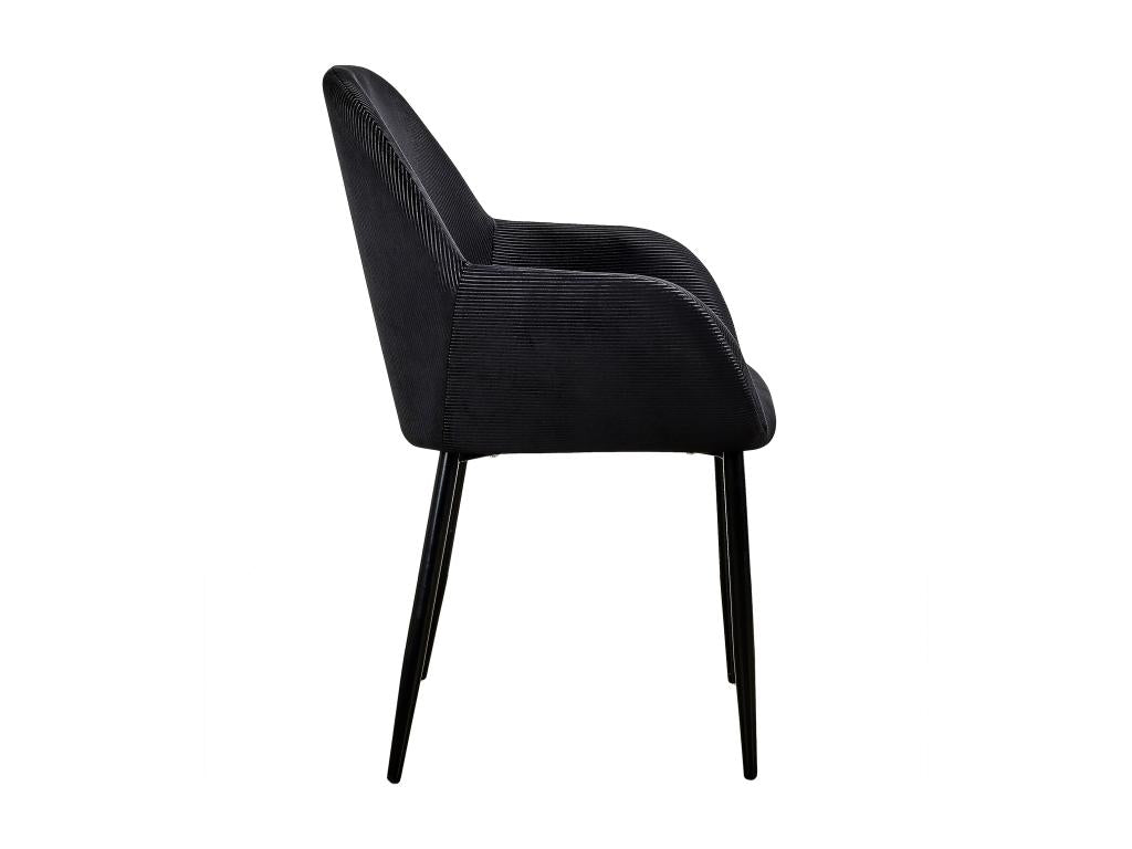 Armchair Velvet - Black