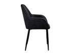 Armchair Velvet - Black