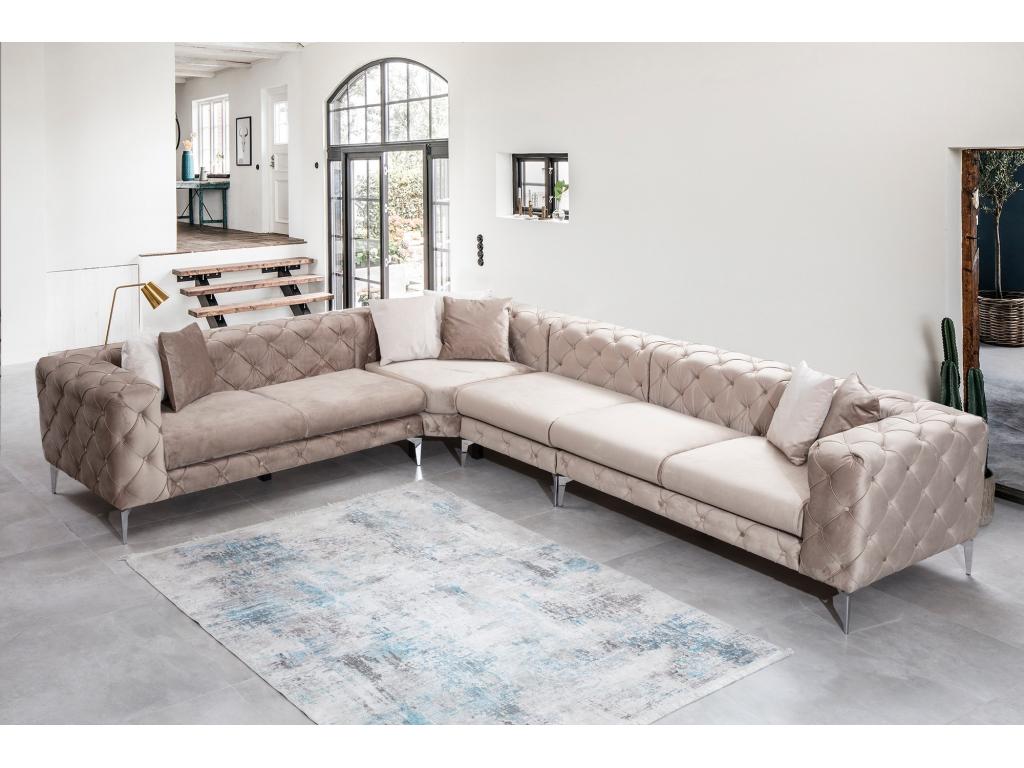 Sofa Velvet - Beige