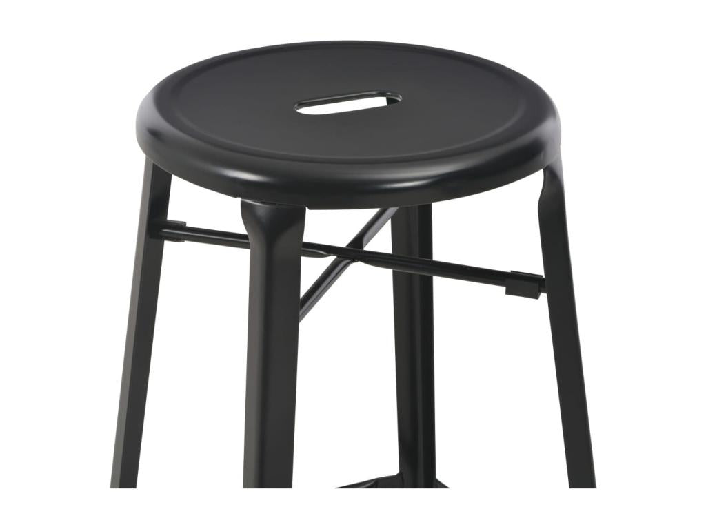 Stool - Black, Metal